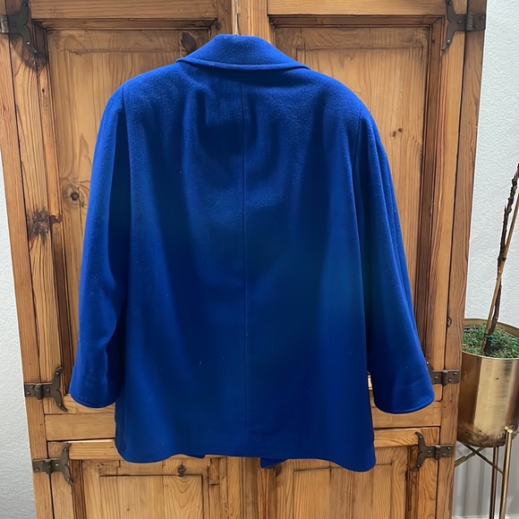 Vintage Pristine Condition 100% Wool Anne Klein ll Coat Petites - Picture 6 of 7